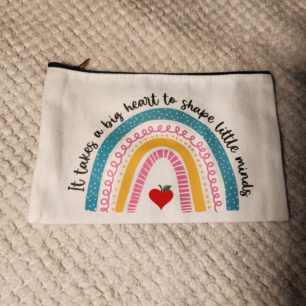 5/20$ Teacher /Preschool Teacher Gift- Zipper Pouch